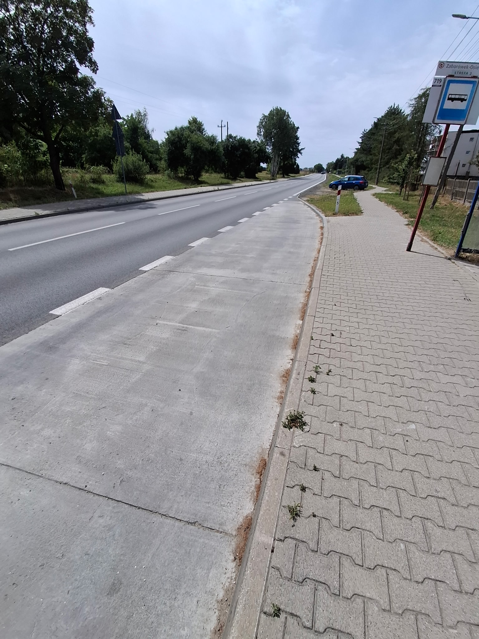 Zatoka autobusowa – droga woj. nr 580, km 21+780 do km 25+020