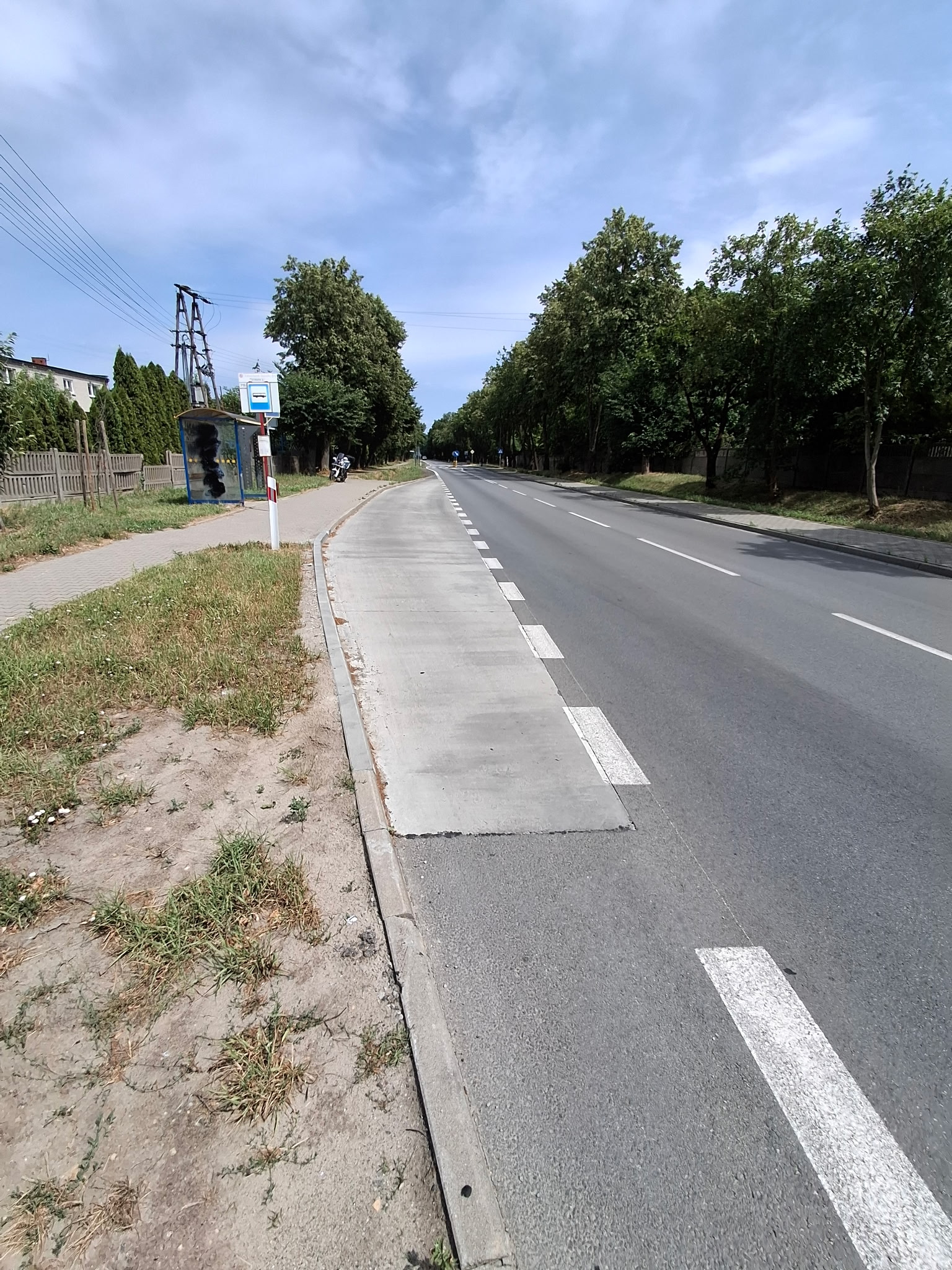 Zatoka autobusowa – droga woj. nr 580, km 21+780 do km 25+020 – zdjęcie 2